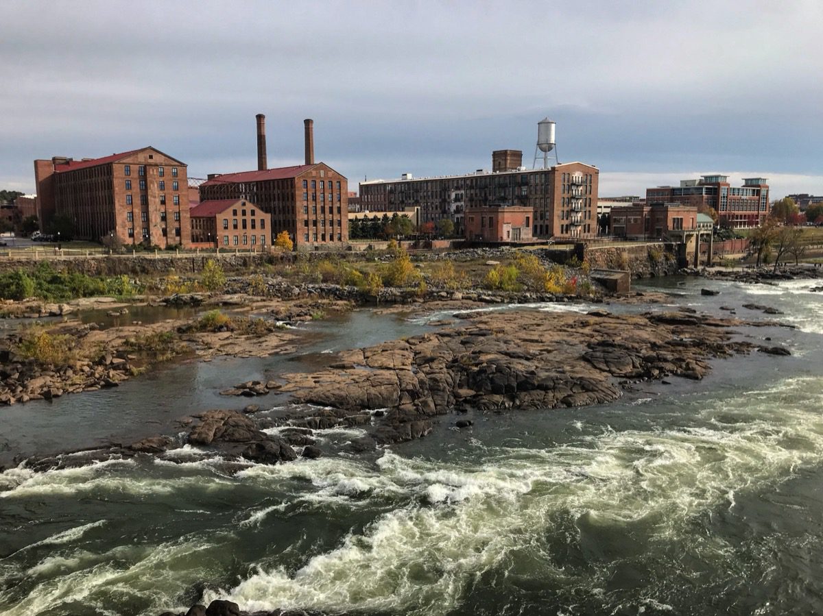 Downtown Columbus, Georgia skyline viewed from across the Chattahoochee River